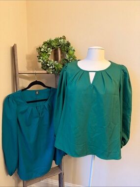 SHEIN Curve green blouse bundle